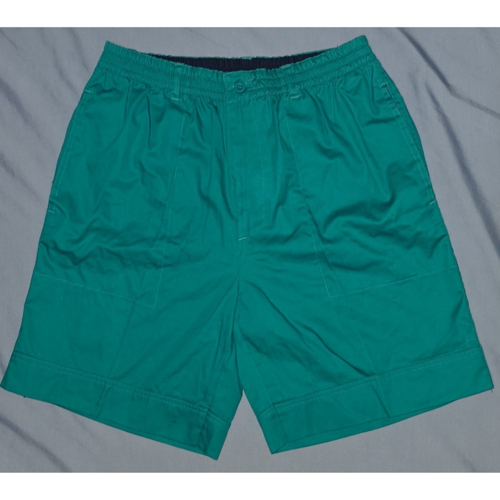 Vtg Christian Dior Monsieur Green Pleated Shorts Sz Large NWT Deadstock‎ Preppy